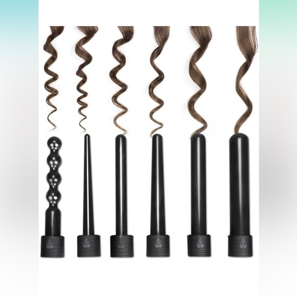 Black Curling Wand Set with Interchangeable Barrels - Picture 6 of 6
